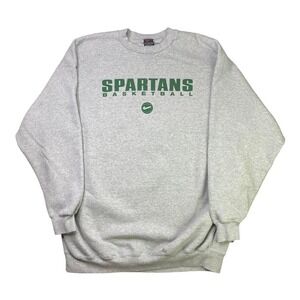 Vintage 2000s Michigan St Spartans basketball sweater‎ crewneck